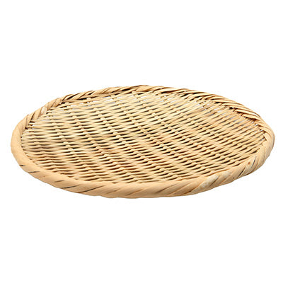 Bamboo Round Tray Zaru, 9 Sun (27 cm) For serving food and storing ingredients