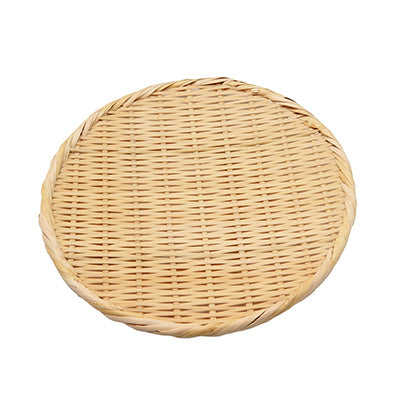 Bamboo Round Tray Zaru, shaku (30 cm) For serving food and storing ingredients