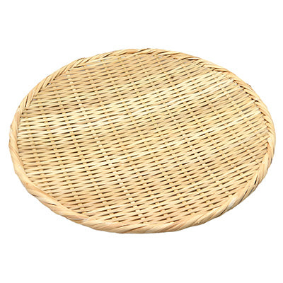 Bamboo Round Tray Zaru, shaku 3 (39 cm) For serving food and storing ingredients