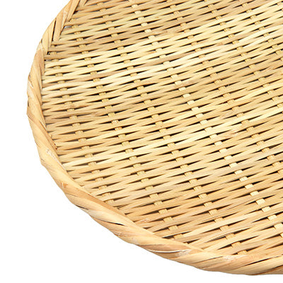 Bamboo Round Tray Zaru, shaku 3 (39 cm) For serving food and storing ingredients
