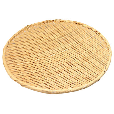 Bamboo Round Tray Zaru, shaku 4 (42 cm) For serving food and storing ingredients