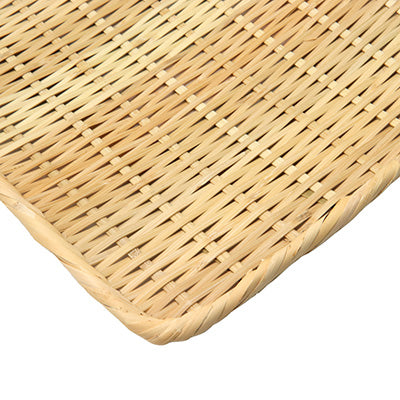 Bamboo Square Tray Zaru, shaku 1 (27cm×33cm) For serving food and storing ingredients