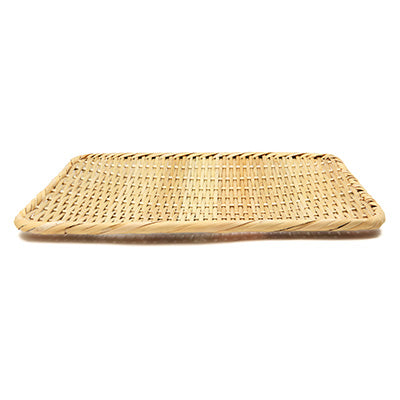 Bamboo Square Tray Zaru, shaku 1 (27cm×33cm) For serving food and storing ingredients
