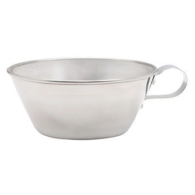 Stainless steel Okonomiyaki cup, wide mouth (Φ12.5cm, 400cc), Okonomiyaki ingredients, mixing, with handle
