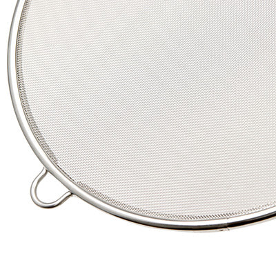 Stainless Steel Kitchen Net 19cm~ (24 Mesh) – Strainer, Drainer & Oil Splatter Guard, Durable for Home Use, Three Snow, Made in Japan