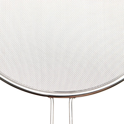 Stainless Steel Kitchen Net 19cm~ (24 Mesh) – Strainer, Drainer & Oil Splatter Guard, Durable for Home Use, Three Snow, Made in Japan