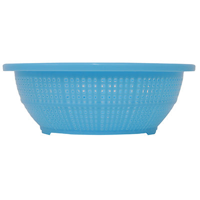 Ikeda DX Round Colander, No. 6(DX-6)Made of polypropylene, Blue made in Japan
