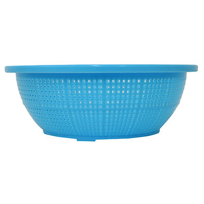 Ikeda DX Round Colander, No. 5(DX-5)Made of polypropylene, Blue made in Japan