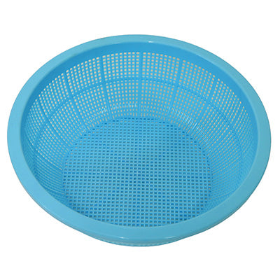 Ikeda DX Round Colander, No. 3(DX-3)Made of polypropylene, Blue made in Japan