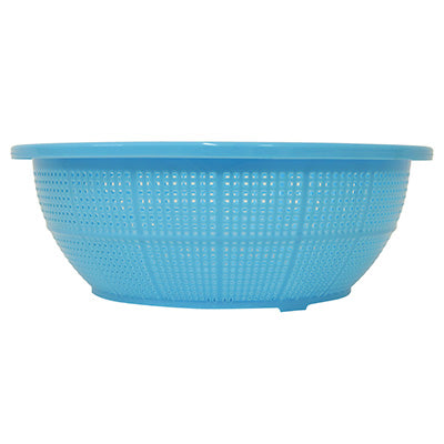 Ikeda DX Round Colander, No. 3(DX-3)Made of polypropylene, Blue made in Japan