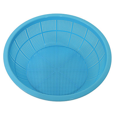 Ikeda DX Round Colander, No. 1(DX-1)Made of polypropylene, Blue made in Japan