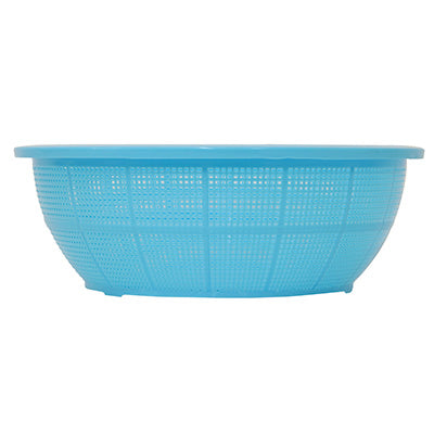 Ikeda DX Round Colander, No. 0(DX-0)Made of polypropylene, Blue made in Japan