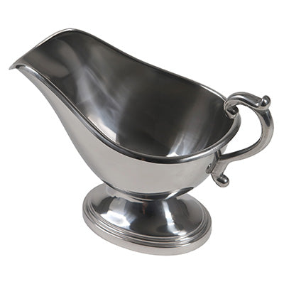 Stainless Steel M-Type Sauce Pot (B) 300ml Gravy Boat for Curry Sauce