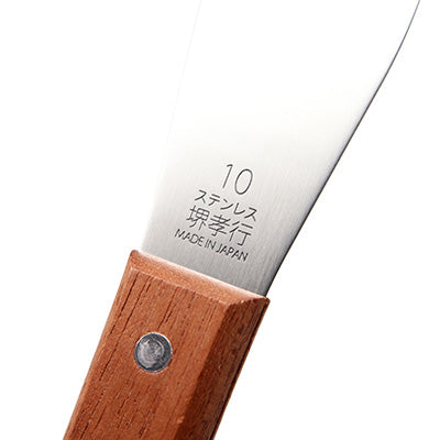Stainless Steel, Palette Knife, Wooden Handle 10(Blade 10cm SAKAI TAKAYUKI)Spatula, Confectionery made in Japan