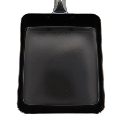 Iron Tamagoyaki pan Ajitatsujin – Silicone Coating, No Pre-Seasoning Required, Wooden Handle, Gas & IH Compatible Made in Japan