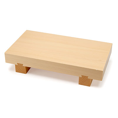 Hinoki Wooden Sushi Geta Serving Board – 24cm