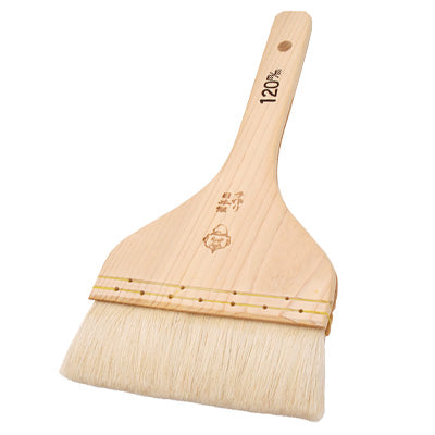 Wooden Brush with Natural Goat Hair (Triple Hair) – Voluminous for Okonomiyaki & Takoyaki