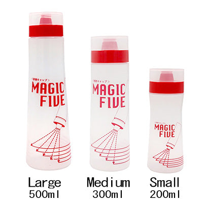 Magic Five Dispenser – Red with Lid, Hygienic Design