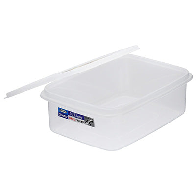 NEO Keeper Jumbo Food Storage Container M (22.7×30.6×H10.3cm / 5000ml) – Antibacterial, Made in Japan