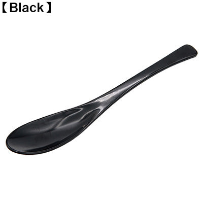 Smart Melamine Spoons – Set of 2 (19.2cm), Dishwasher Safe, Made in Japan_black