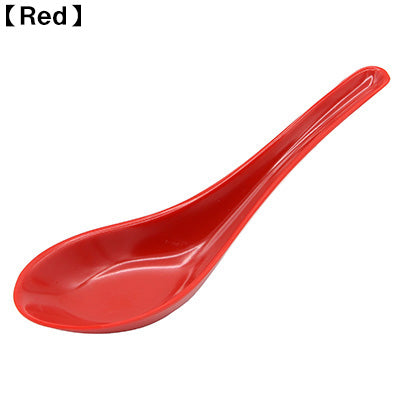 Melamine Chili Spoons – Set of 2, 14cm, Dishwasher Safe, For Commercial and Home Use – TAKARA_red