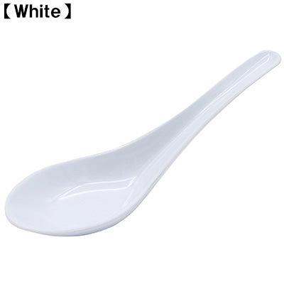 Melamine Chili Spoons – Set of 2, 14cm, Dishwasher Safe, For Commercial and Home Use – TAKARA_white