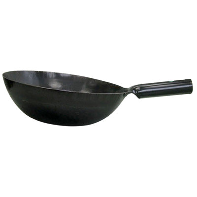 Yamada Iron Hand-Hammered Single-Handle Chinese Wok – 1.2mm Thick, 27cm~, Professional Grade, Made in Japan