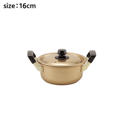 Junshusan Aji-zukushi Aluminum Double-Handled Pot – Lightweight and Easy to Handle, Ideal for Stews and Soups, Durable (Gas Use Only), Made in Japan