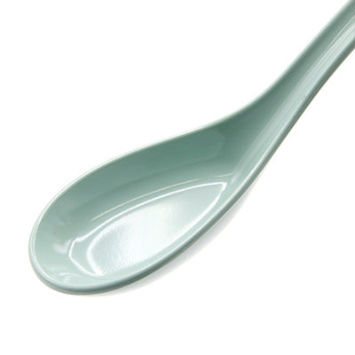 Nanahachi Chinese soup spoon 10 pieces(Chinese soup spoon that is easy to use with a moderate weight feeling)made in Japan
