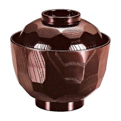 Heat-Resistant Resin Kikkō-Pattern Small Soup Bowl – New Tame Finish – Φ9.7cm × H9.3cm, 285ml