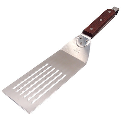 18-0 Stainless Steel Wooden Handle Multi-Purpose Turner (Width: 7.6 cm) Dumplings Steak