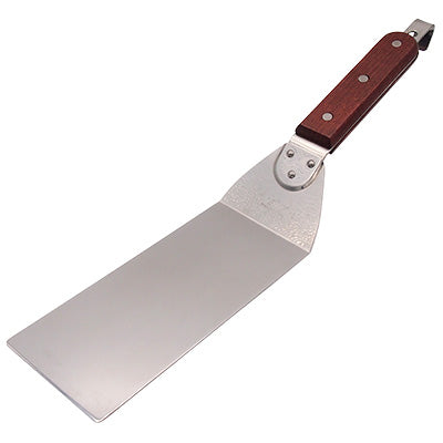 18-0 Stainless Steel Wooden Handle Multi-Purpose Turner (Width: 7.6 cm) Dumplings Steak