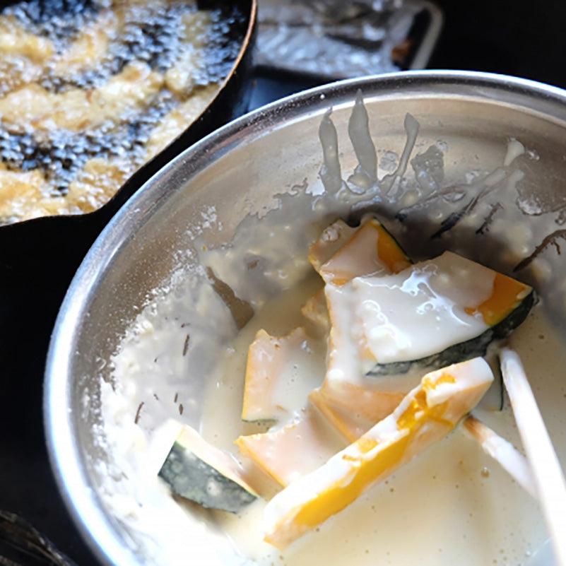 Make the tempura batter