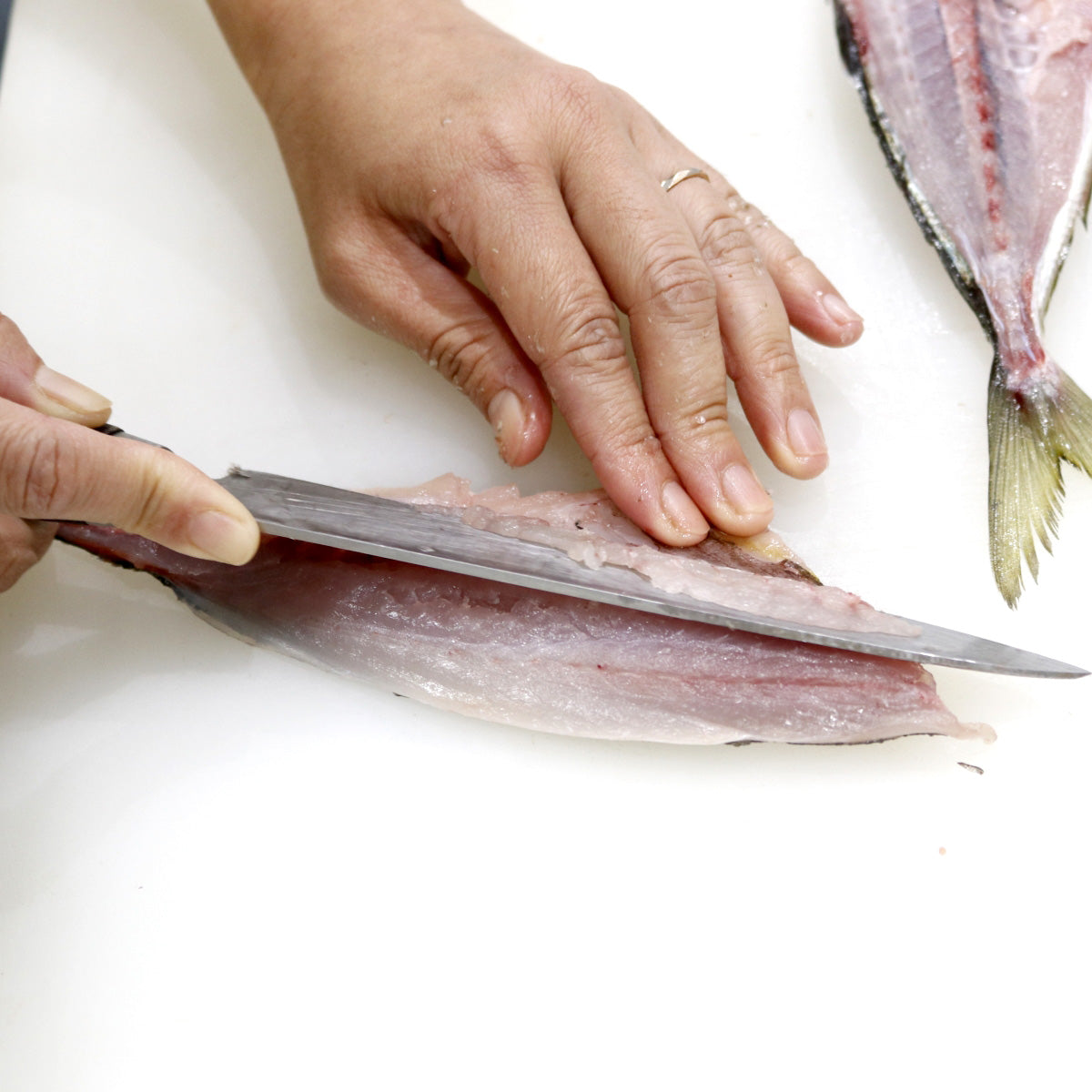 Prepare the ingredients for tempura
