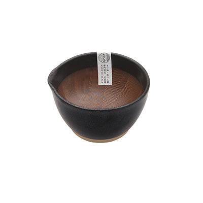 Mortar Motoshige（Black matte）crush, rub Straight from the kitchen to the table　made in Japan