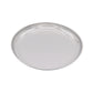 stainless steel round plate 10 plates set（school lunch plate） Preparation of ingredients display for meals