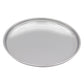 stainless steel round plate 10 plates set（school lunch plate） Preparation of ingredients display for meals