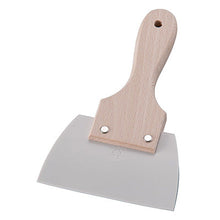 Load image into Gallery viewer, Hotei mark. wooden handle rubber spatula. short handle
