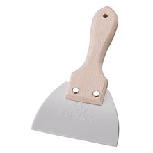 Load image into Gallery viewer, Hotei mark. wooden handle rubber spatula. short handle
