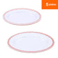Chinese koban dish 5 plates melamine tableware