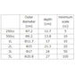 Made in Germany Mizu Masu white PC  (250cc～5000cc)（measuring cup）