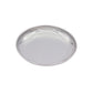stainless steel round plate 10 plates set（school lunch plate） Preparation of ingredients display for meals