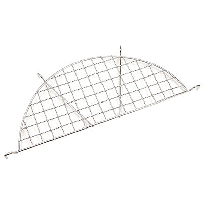 Stainless Steel Crimped Tempura Frying Rack (Crescent Shape)