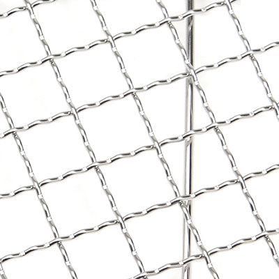 Stainless Steel Crimped Tempura Frying Rack (Crescent Shape)