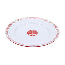 Load image into Gallery viewer, Chinese flat dish 10 plates melamine tableware
