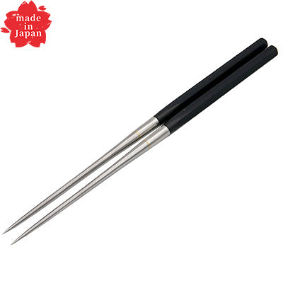 Black Plywood Chopsticks（rokkaku）