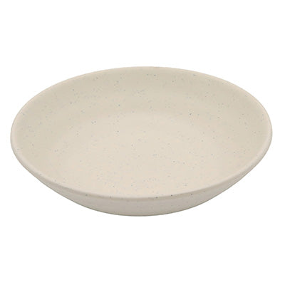 Melamine  Large Deep Round Plate (White) Φ18cmcm×H4.3cm 540cc –  1 Plate – MIN Tableware series