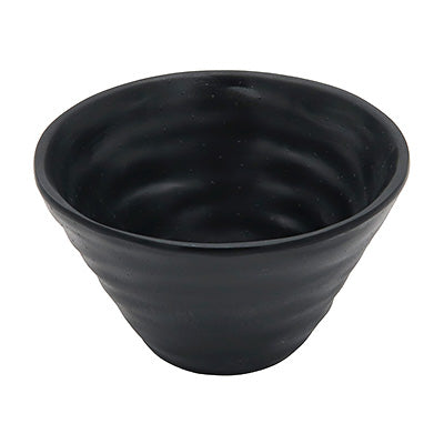 Deep Bowl（Black）1 plate, MIN melamine tableware series