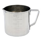 18-8 Stainless Steel Measuring Cup (200cc～5000cc)（with mouth .mizu masu）