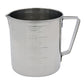 18-8 Stainless Steel Measuring Cup (200cc～5000cc)（with mouth .mizu masu）